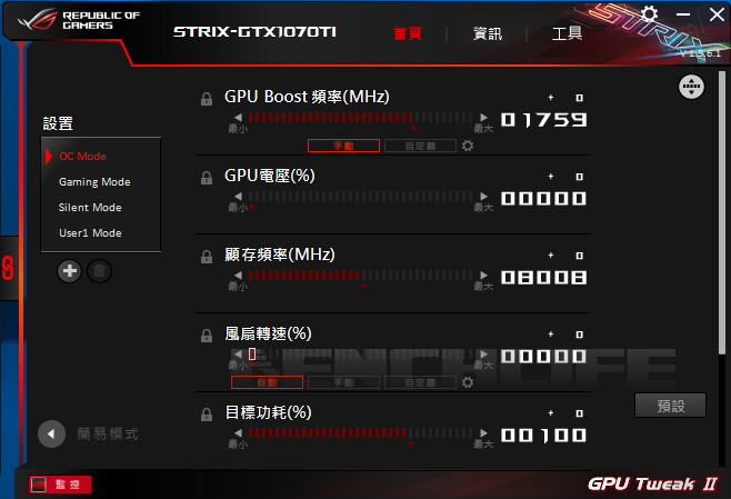 Asus ROG Strix GTX 1070 Ti A8G Gaming