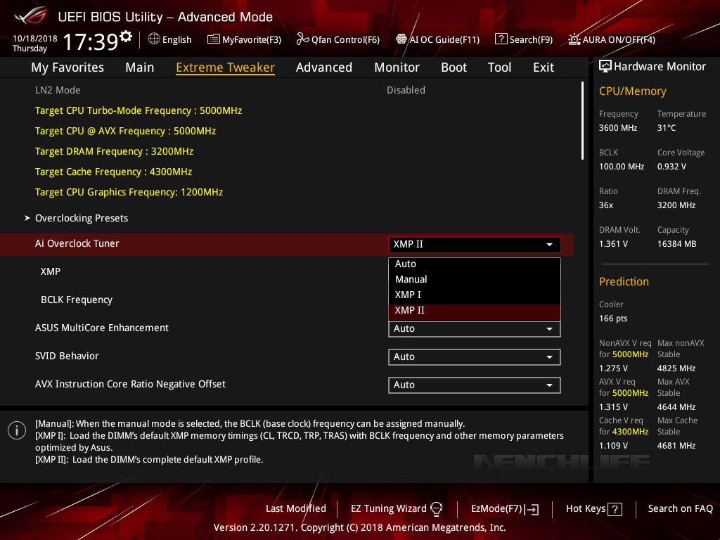 ASUS ROG Maximus XI Gene x Intel Core i9-9900K @ 5GHz 性能體驗- BenchLife.info
