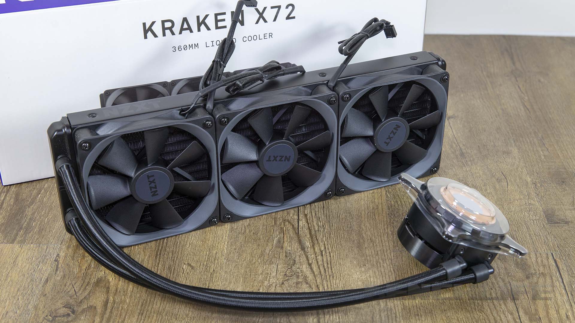 NZXT 360mmラジエーター簡易水冷CPUクーラー「KRAKEN X72」 - PCパーツ