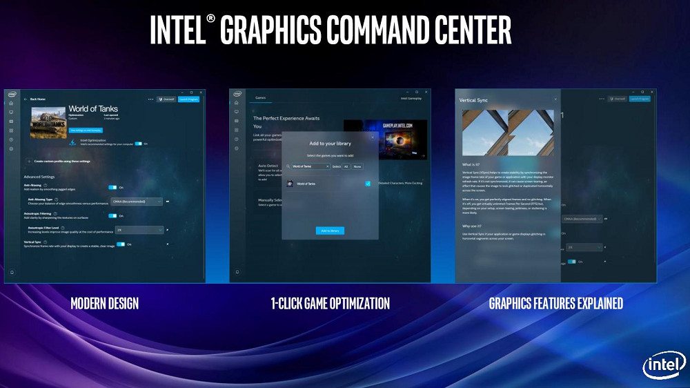 intel graphics command center service