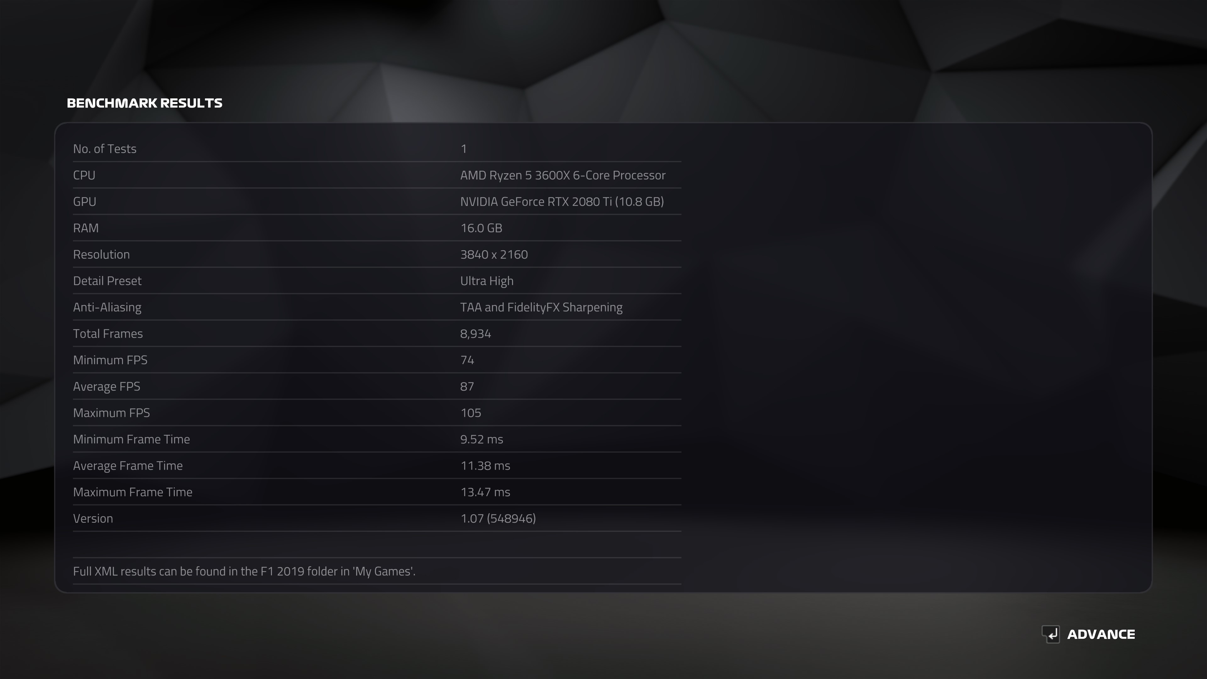AMD Ryzen 5 3600X + GeForce RTX 2080 Ti