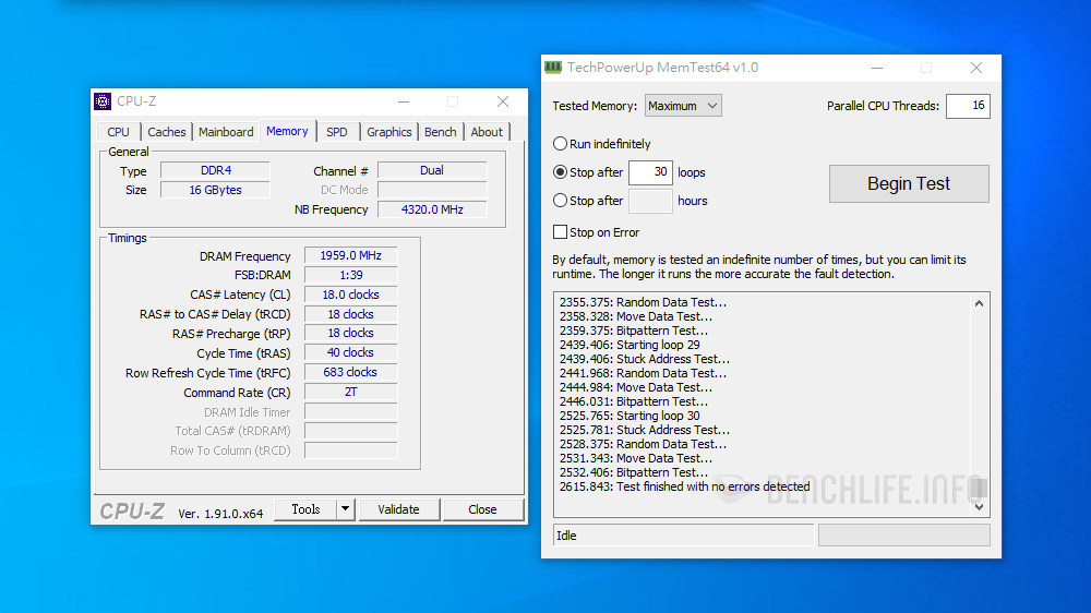 Crucial Ballistix RGB DDR4-3600 - Benchmark (2)