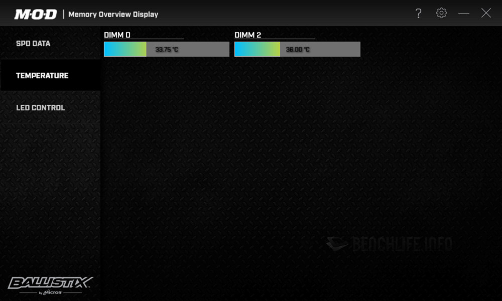Crucial Ballistix RGB DDR4-3600 - Software (2)