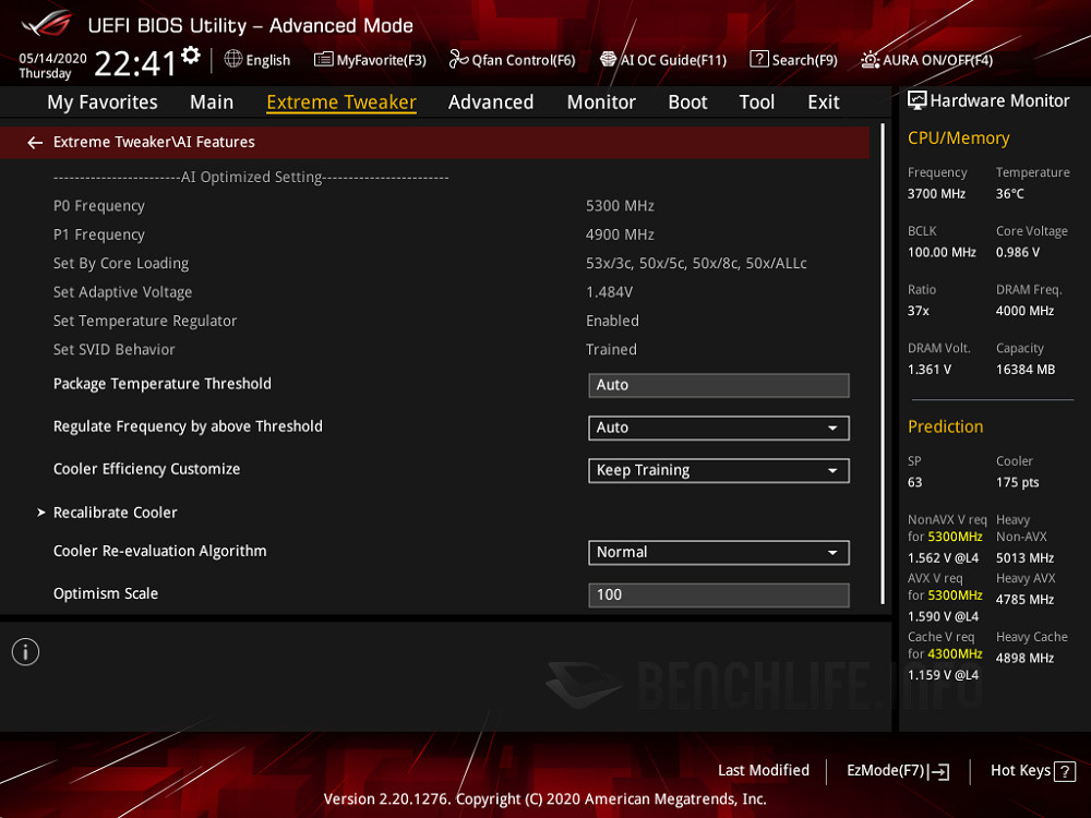 ASUS ROG Maximus XII Extreme - BIOS (2)