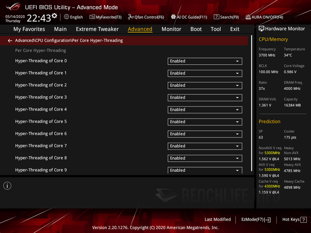 ASUS ROG Maximus XII Extreme - BIOS (4)