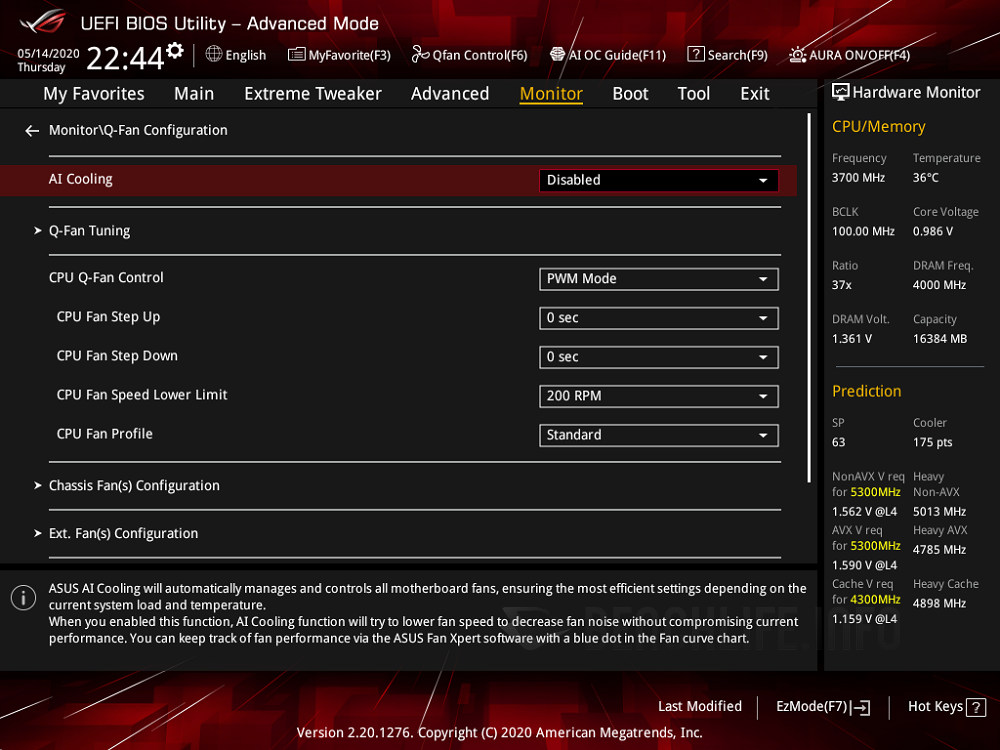 ASUS ROG Maximus XII Extreme - BIOS (5)