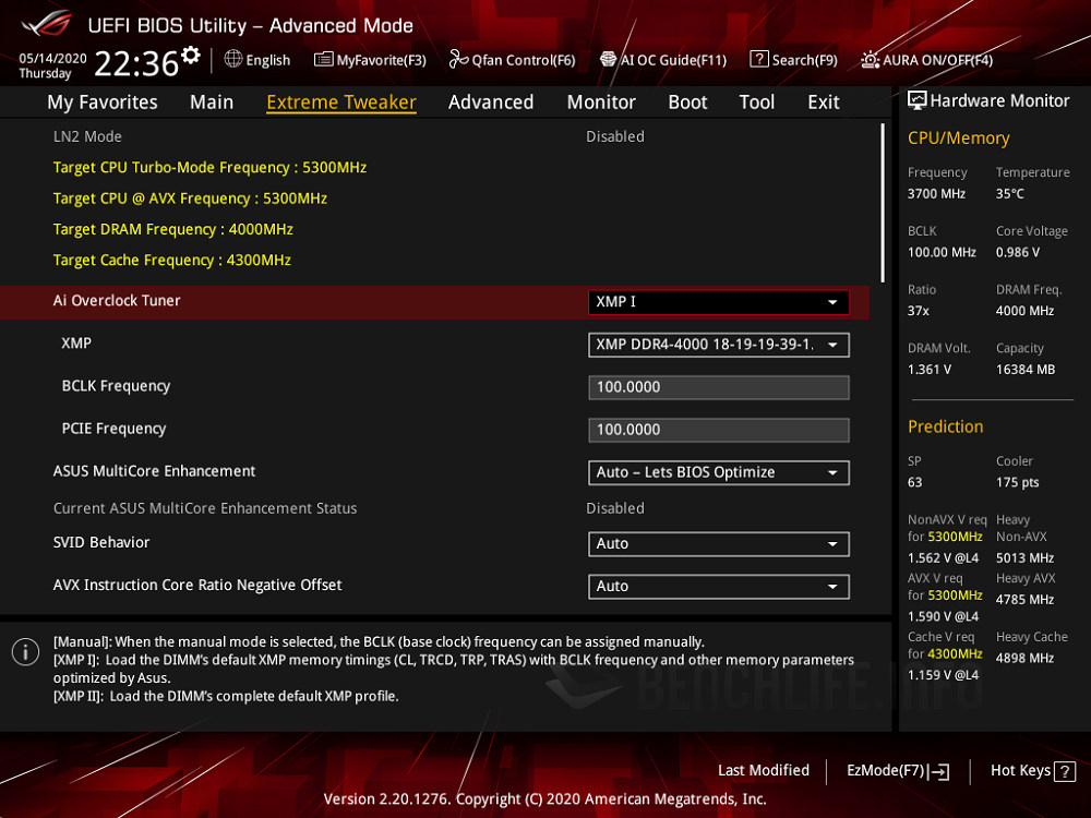 ASUS ROG Maximus XII Extreme - BIOS (7)