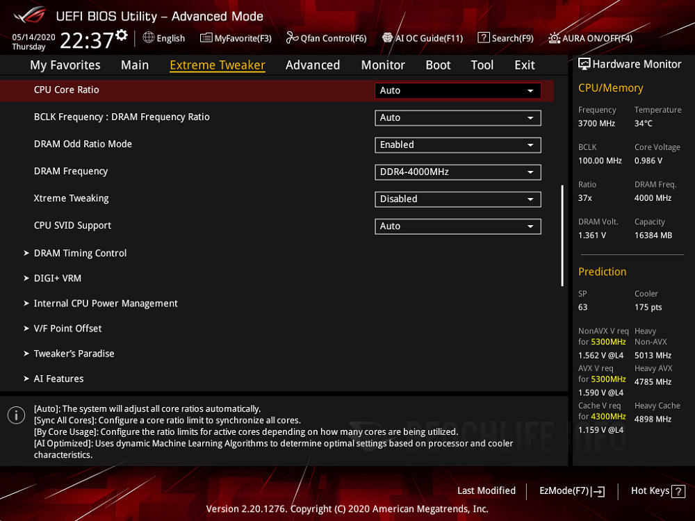 ASUS ROG Maximus XII Extreme - BIOS (8)