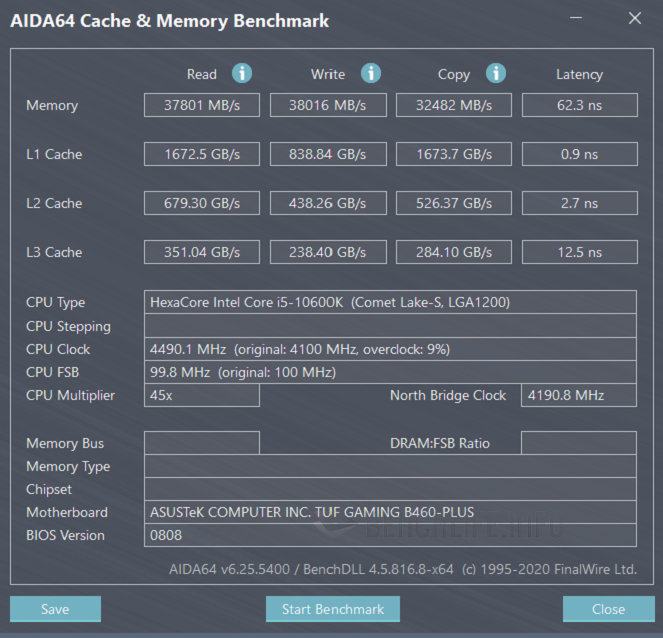 ASUS TUF Gaming B460-Plus - Benchmark (7)