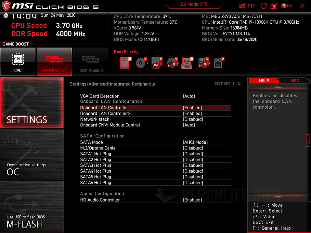 MSI MEG Z490 Ace - BIOS (4)