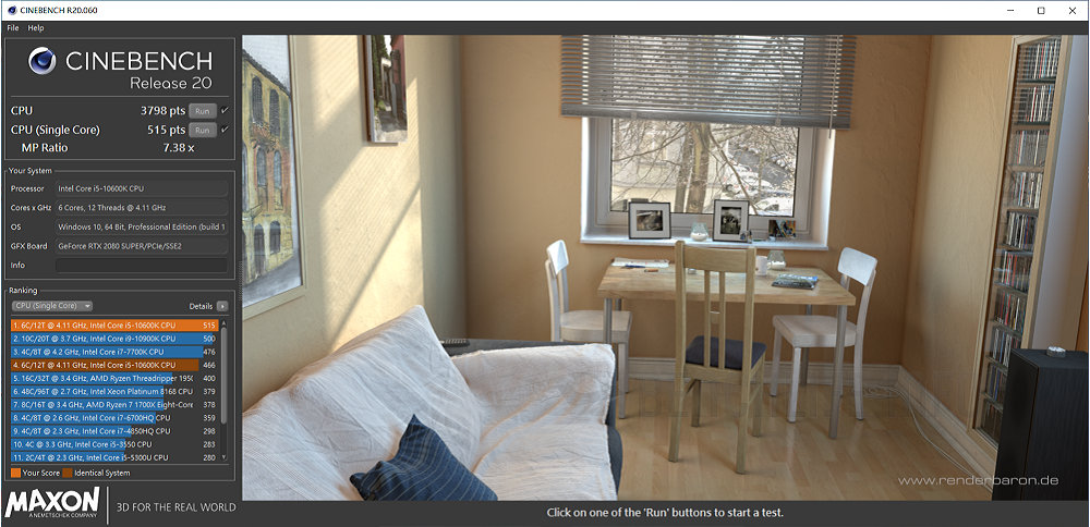 PhotoCap_ASUS Prime Z490-A - Cinebench