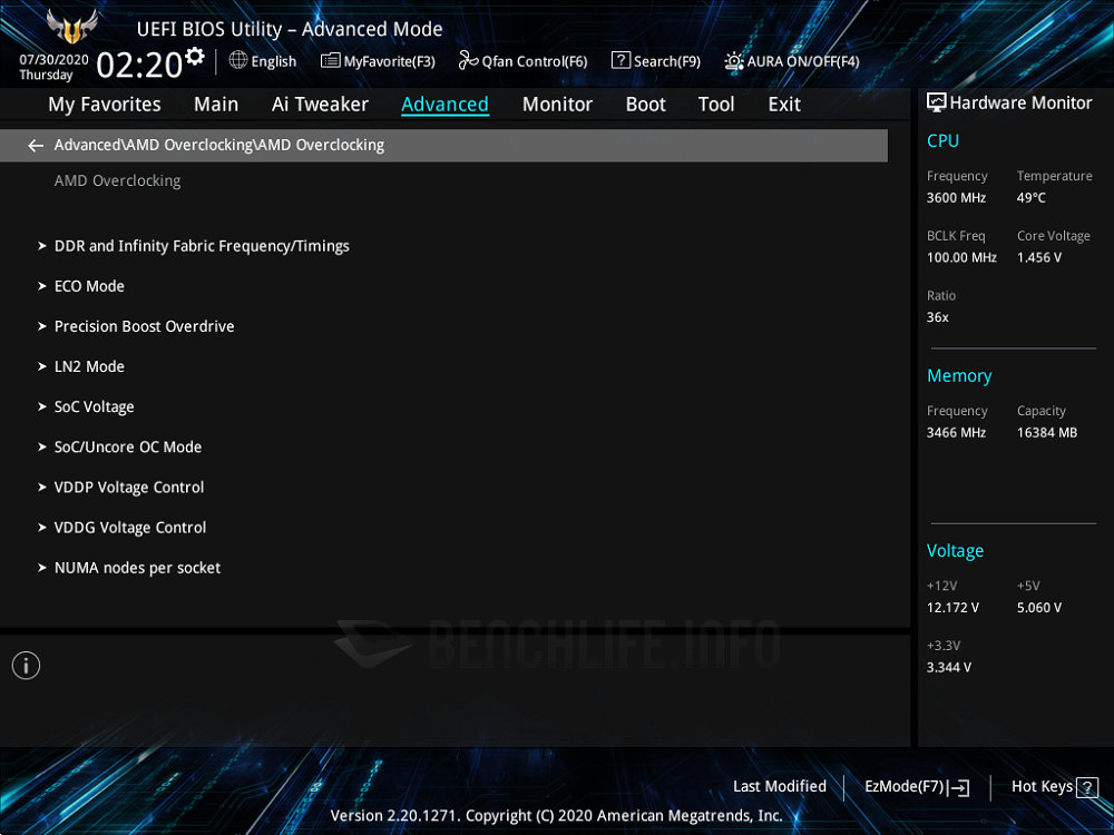 ASUS TUF Gaming B550M-Plus (Wi-Fi) - BIOS (1)