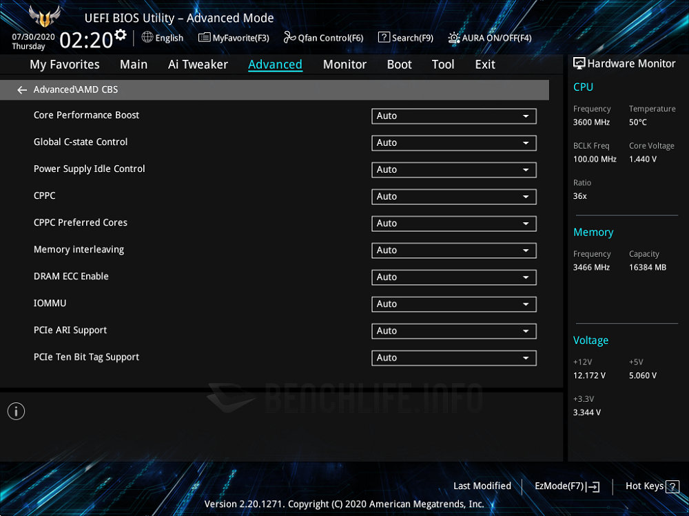 ASUS TUF Gaming B550M-Plus (Wi-Fi) - BIOS (2)
