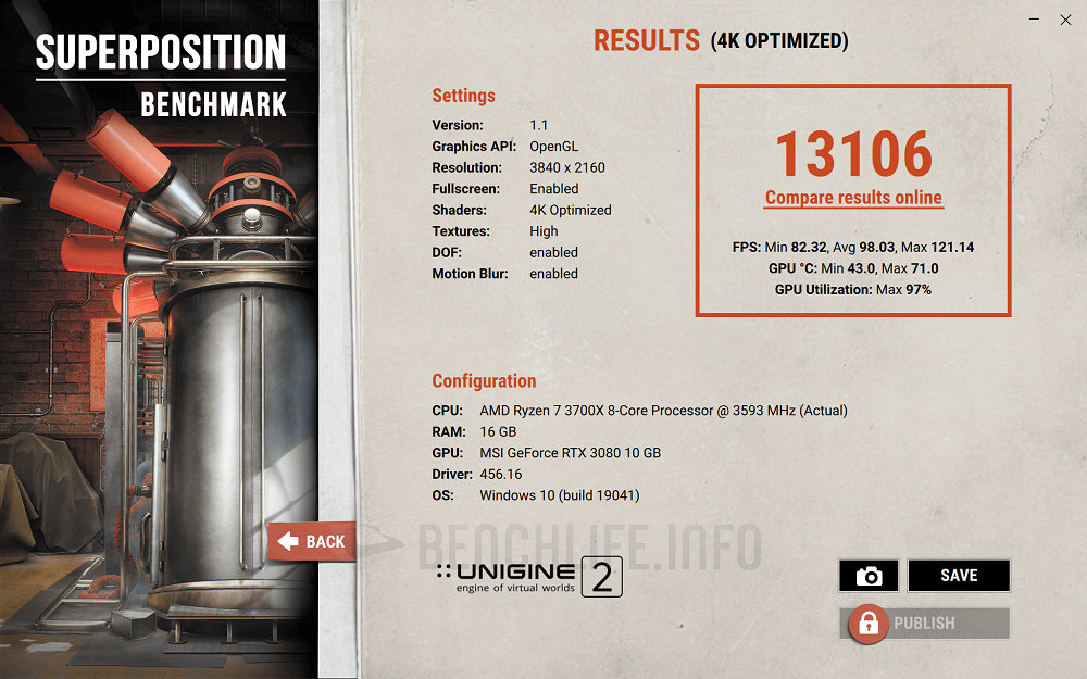 MSI GeForce RTX 3080 Gaming X Trio 10G - Benchmark (6)