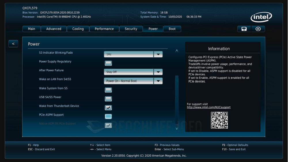 Intel NUC 9 Extreme NUC9i9QNX - BIOS (1)