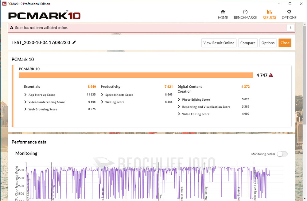 Intel NUC 9 Extreme NUC9i9QNX - Benchmark A (7)