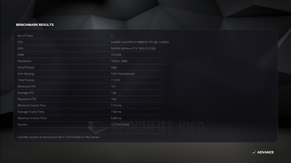 Intel NUC 9 Extreme NUC9i9QNX - Benchmark B (16)