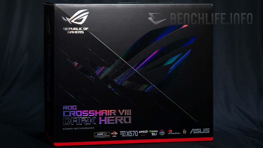 搭配ROG Crosshair VIII Dark Hero，AMD Ryzen 9 5950X 與Ryzen 9
