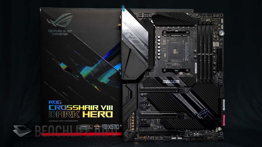 搭配ROG Crosshair VIII Dark Hero，AMD Ryzen 9 5950X 與Ryzen 9