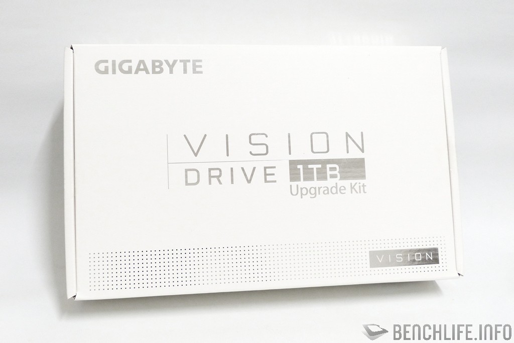 GIGABYTE VISION DRIVE 1TB Upgrade Kit package