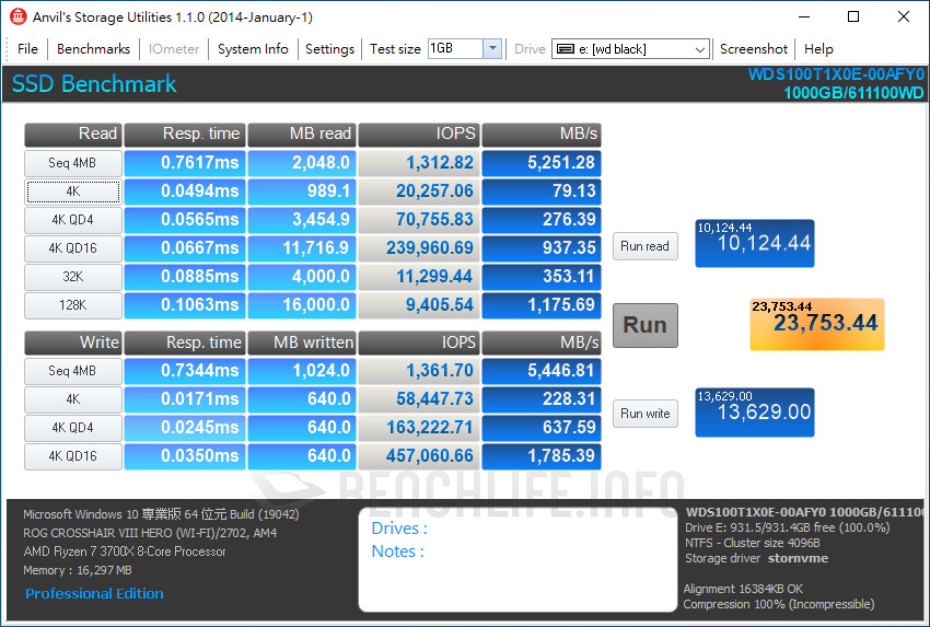 Western Digital WD Black SN850 - Benchmark (10)