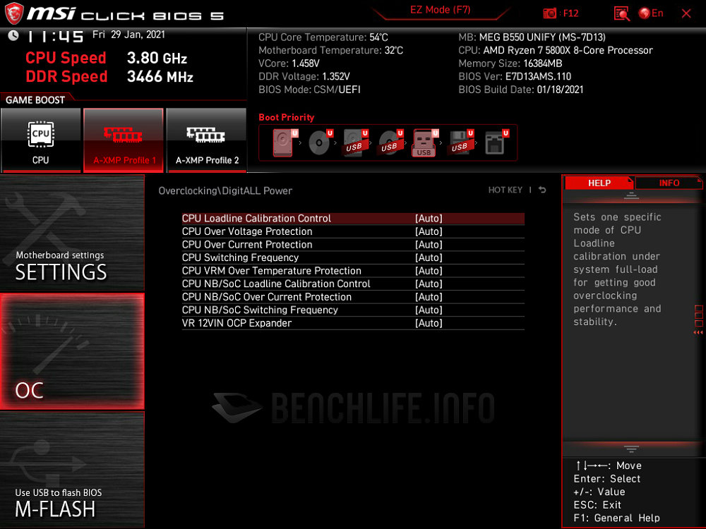 MSI MEG B550 Unify - BIOS (8)