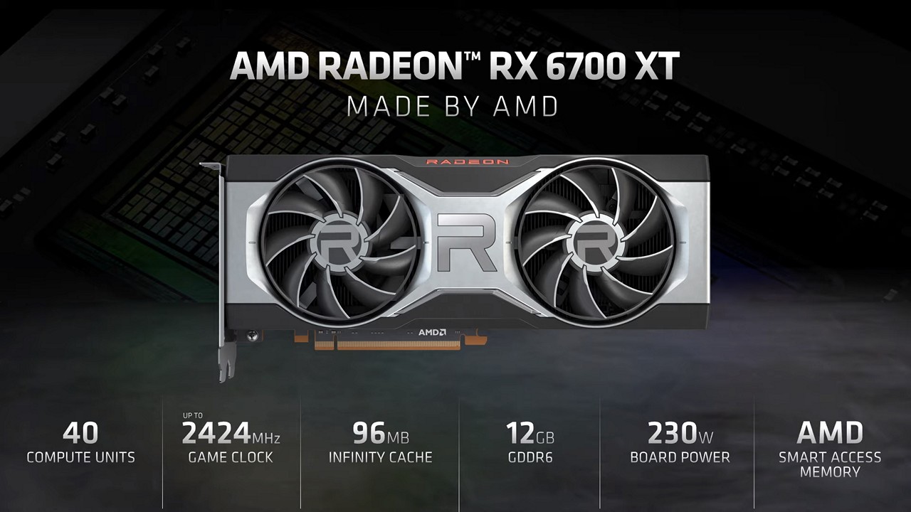 AMD Radeon RX 6700 XT spec