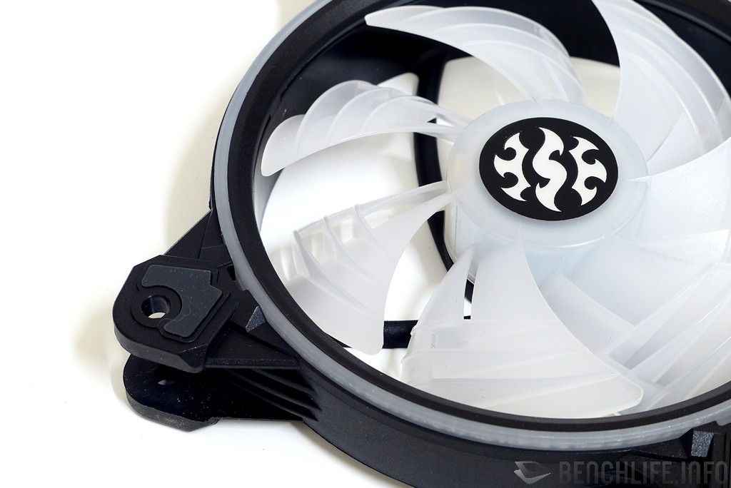 ADATA XPG LEVANTE 360 ARGB 3d fan blades