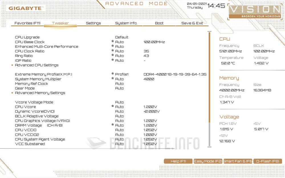 GIGABYTE Z590 Vision G - UEFI BIOS (3)