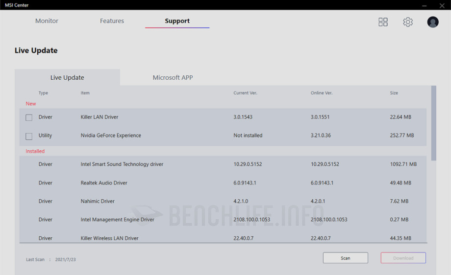 MSI GE76 Raider 11UH - Software (10)
