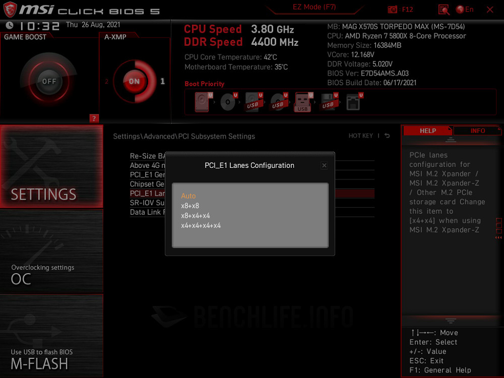 MSI MAG X570S Torpedo Max - BIOS (4)