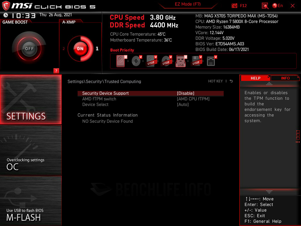 MSI MAG X570S Torpedo Max - BIOS (6)