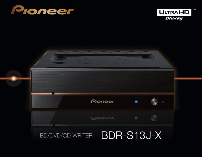猶如職人般的精神，Pioneer BDR-S13 系列藍光燒錄機上市銷售