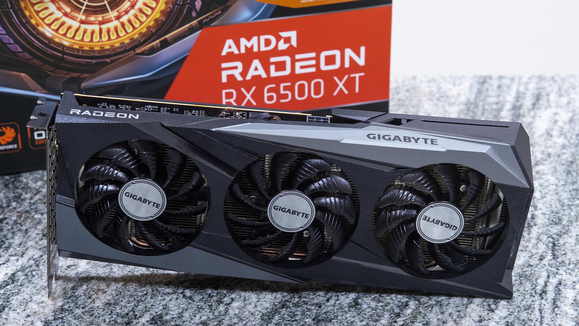 1080p GIGABYTE Radeon RX 6500 XT Gaming OC 4GB 