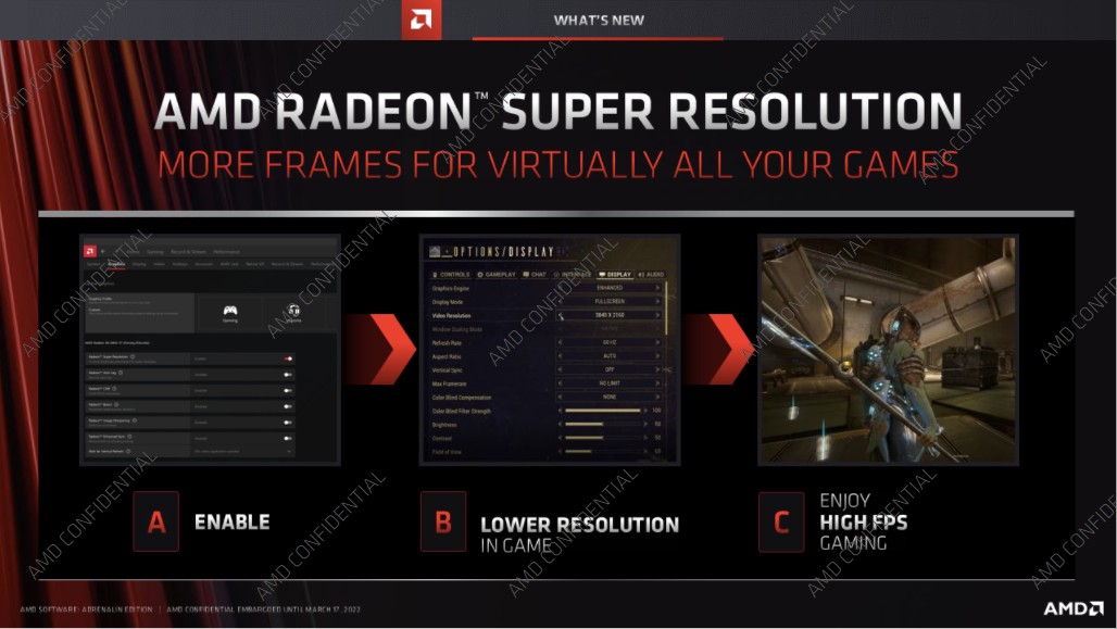 AMD Radeon Super Resolution how to use