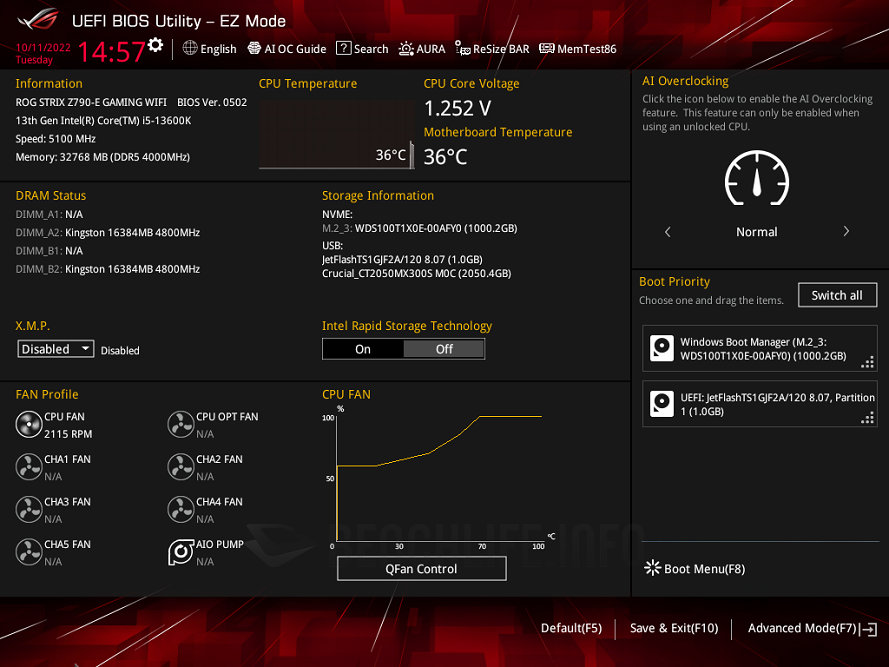 ASUS ROG Strix Z790-E Gaming WiFi - UEFI BIOS (1)