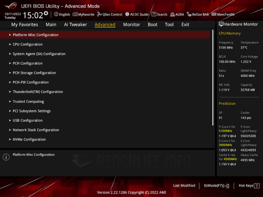 ASUS ROG Strix Z790-E Gaming WiFi - UEFI BIOS (3)