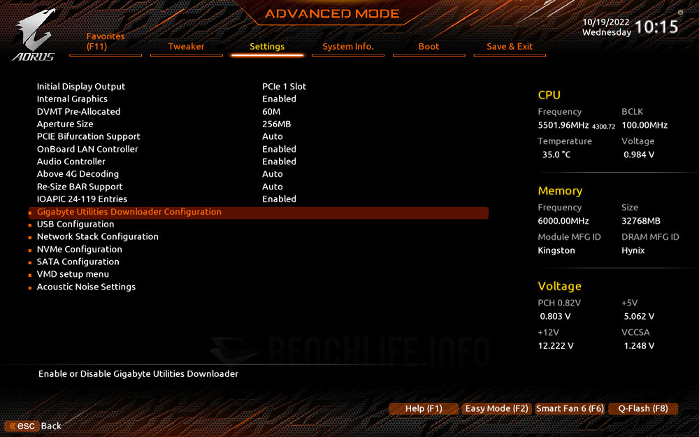 GIGABYTE Z790 AORUS Master - UEFI BIOS (1)