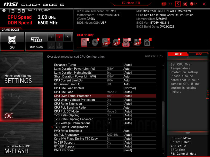 MSI MPG Z790 Carbon WiFi - UEFI BIOS (1)