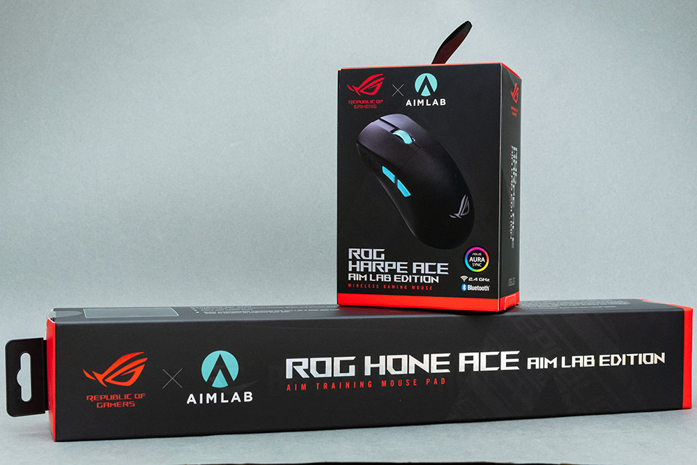 ROG x Aim Lab 聯手出擊，ROG Harpe Ace / Hone Ace Aim Lab Edition