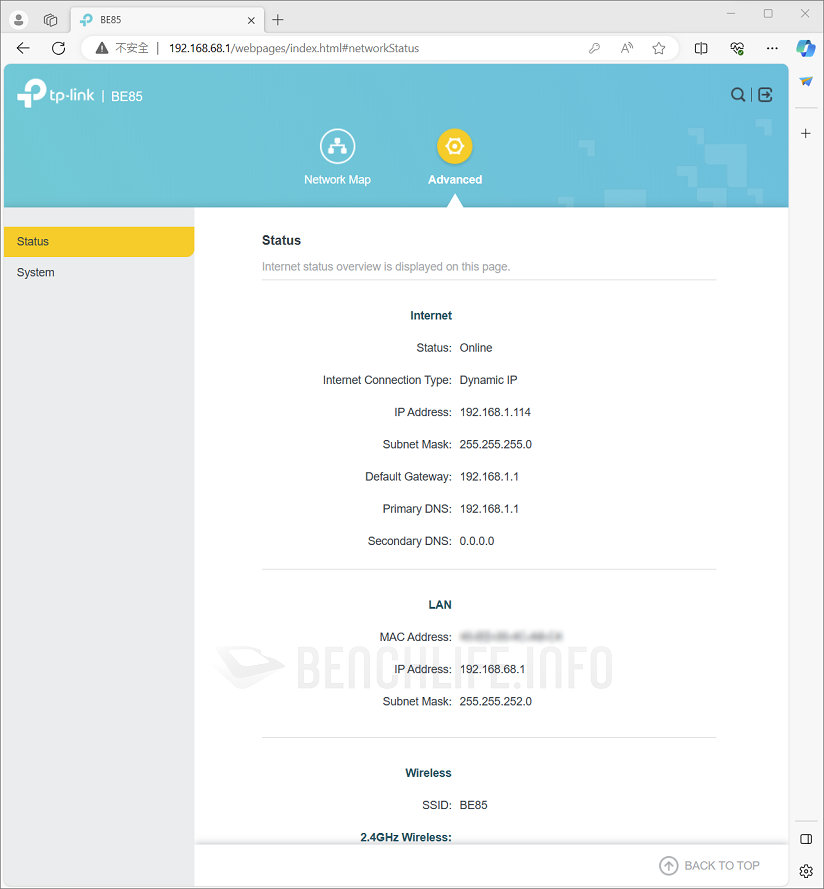 TP-Link Deco BE85 - Web UI (3)
