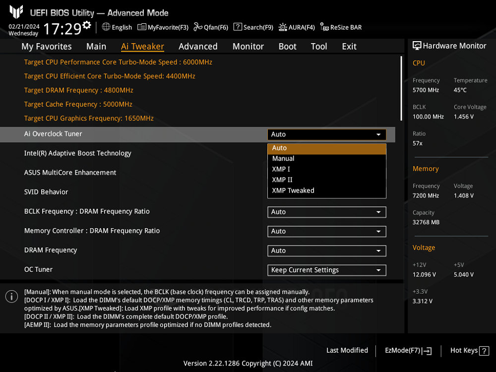 ASUS TUF Gaming Z790-BTF WiFi - UEFI BIOS (2)