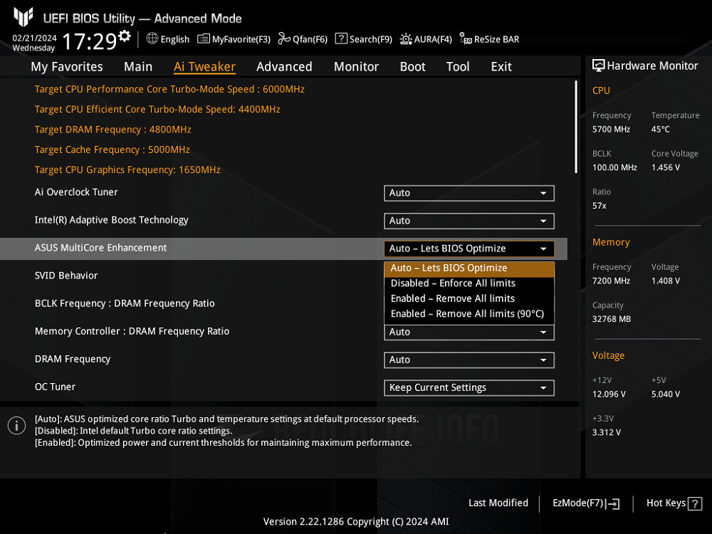 ASUS TUF Gaming Z790-BTF WiFi - UEFI BIOS (3)