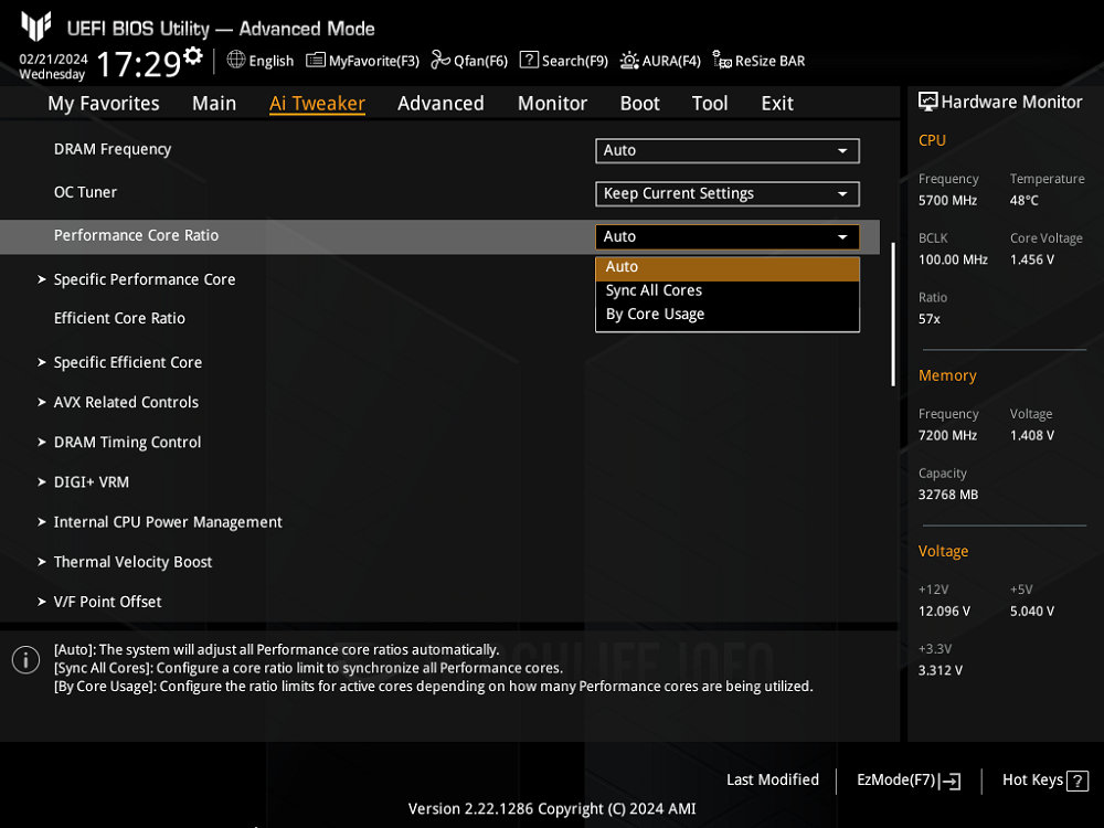 ASUS TUF Gaming Z790-BTF WiFi - UEFI BIOS (4)