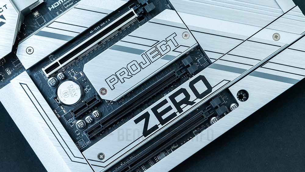 Silver back-plug motherboard, MSI Z790 Project Zero unboxing and hands-on