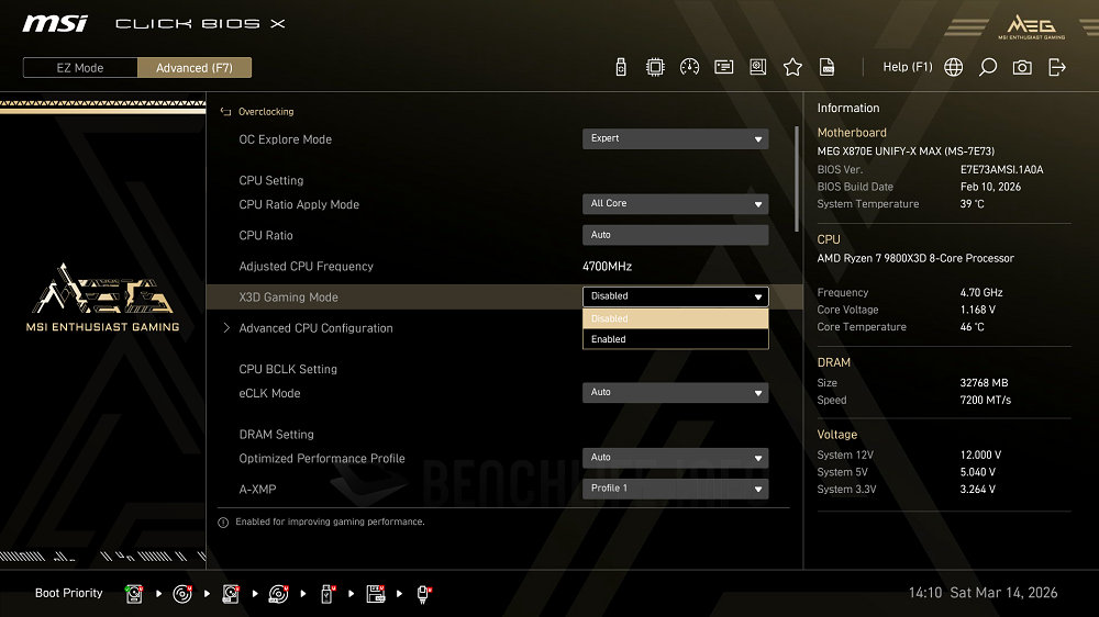 MSI MEG X870E Unify-X Max - UEFI (1)