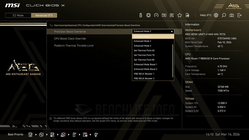 MSI MEG X870E Unify-X Max - UEFI (10)
