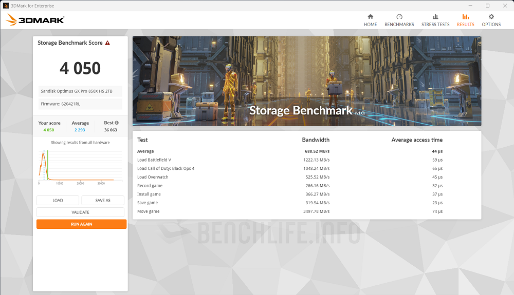 SANDISK Optimus GX PRO 850X NVMe SSD - Benchmark (12)
